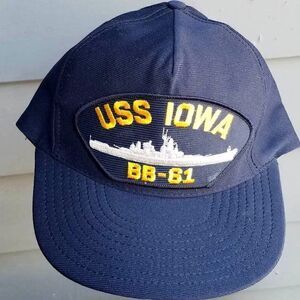 Eagle Crest USS Iowa Navy Baseball Hat